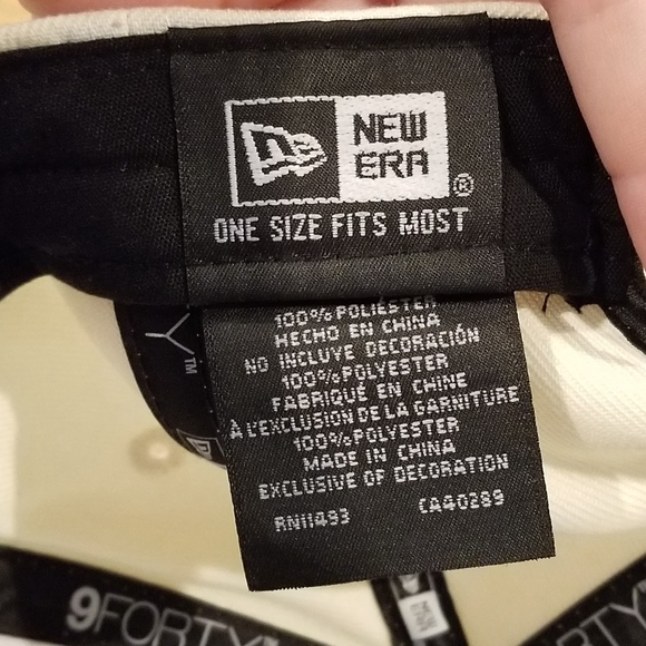 NASCAR New Era Hat Snapback White Flag Logo #4 Adjustable - Picture 7 of 9